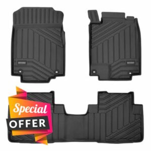 DRIVEDEN Tailored-fit Rubber Car Mats Set for Honda CR-V Mk.4 2012-2018