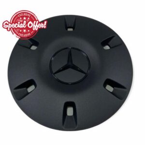 Mercedes-Benz Genuine Wheel Hub Cap A90640100259B51 OEM Hub Cover Anthracite Fits Sprinter W906 W907 W910 Front Axle Wheel Centre Cap Replacement Trim