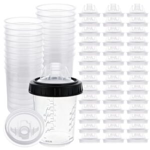 6oz/180ml Disposable Paint Sprayer Gun Cup Liners and Lid System for Primers