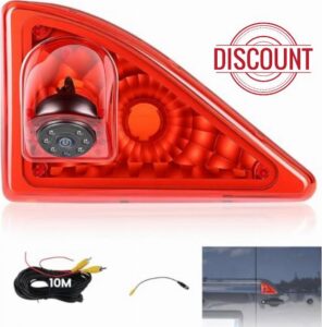 CAMECHO Brake Light Reversing Camera for Renault Master/Opel Vauxhall Movano/Nissan NV400 Van 2010-2016