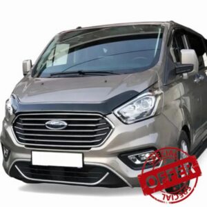 Compatible FOR FORD TRANSIT TOURNEO CUSTOM BONNET WIND STONE DEFLECTOR PROTECTOR NOT BONNET BRA 2018-2022
