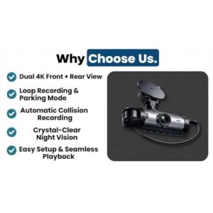 2026 New Upgrade Wireless Day Night Cordless Dash Cam