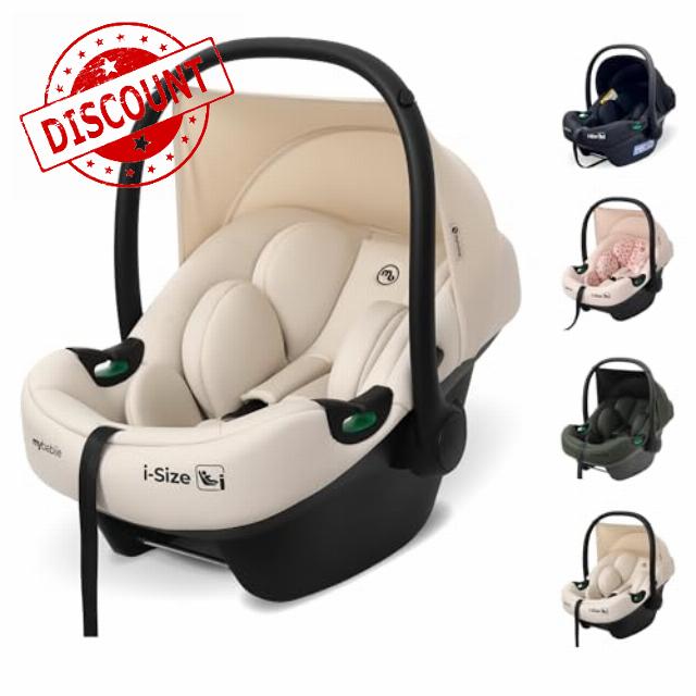 My Babiie MBCS02 i-Size Baby Car Seat - 40-87cm (Birth to 15 Months Approx.)
