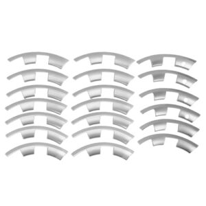 Adhesive Curb Rash Rim Protectors (Silver)