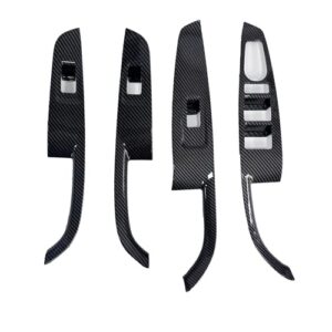 Carbon Fiber Style Door Armrest Panel Trim