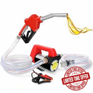 Fuel Transfer Pump Diesel Pump 45L/MIN Electric Pump Kit 12V 260W DC Powered