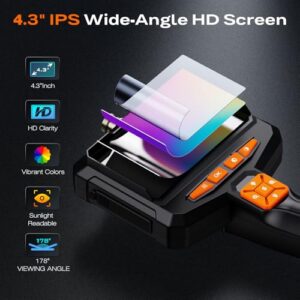 4.3" IPS Screen Industrial Endoscope