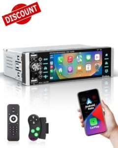 ESSGOO Car Stereo with Wireless Carplay and Android Auto