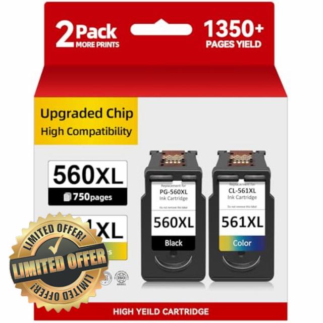 PG-560/CL-561XL- 750/600+ Pages