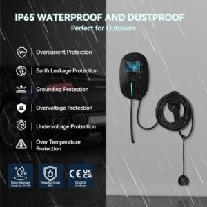[6/10/16/24/32A] Electric Vehicle Charger with App and RFID