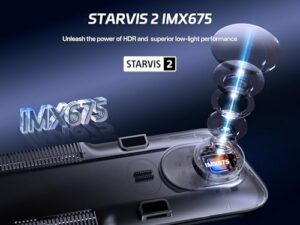 5.8GHz WiFi Mirror Dash Cam Front and Rear