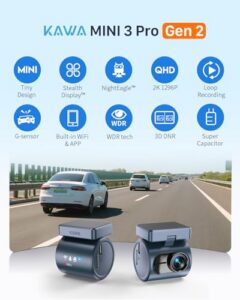 Stealth Display & Voice Control & WiFi Car Camera | Front Camera