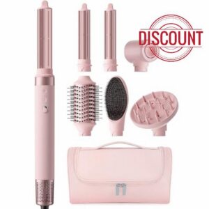 MESCOMB 6-in-1 Air Styler & Hair Dryer Brush with Diffuser