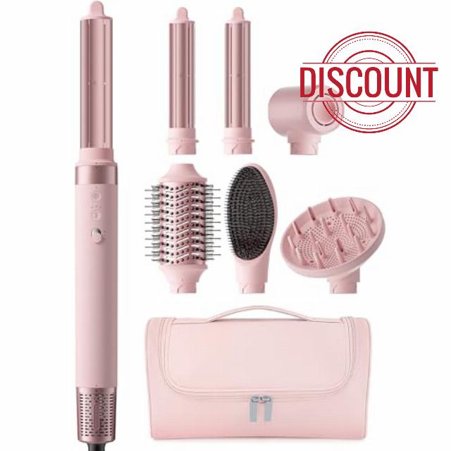 MESCOMB 6-in-1 Air Styler & Hair Dryer Brush with Diffuser