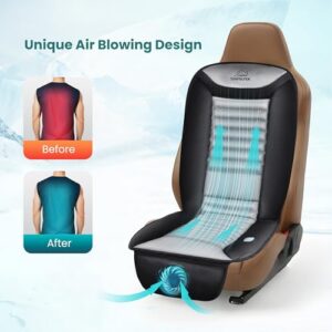 2 Cooled Air Speed & 3 Massage Intensities