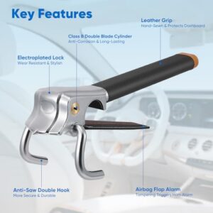 Heavy Duty Anti-Theft & Anti-Saw Car Protection Locks Includes 2 Keys