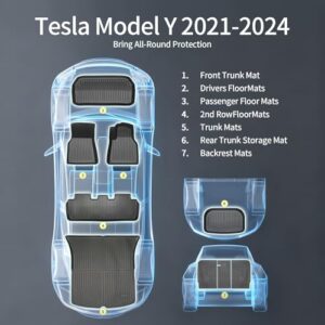 Heavy Duty Liner Mats Tesla Accessorises