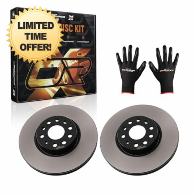 maXpeedingrods 2x Brake Discs Ø265.8mm for DS Berlingo C2 C3 C4 C5 206 207 208 2008 Brake Disc Set 4246W1 4246W7