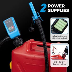 Fast and Safe Portable Gas Can Pump for Oil