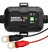 NOCO GENIUS1UK, 1A Smart Car Charger, 6V and 12V Portable Heavy-Duty Battery Charger Maintainer, ...