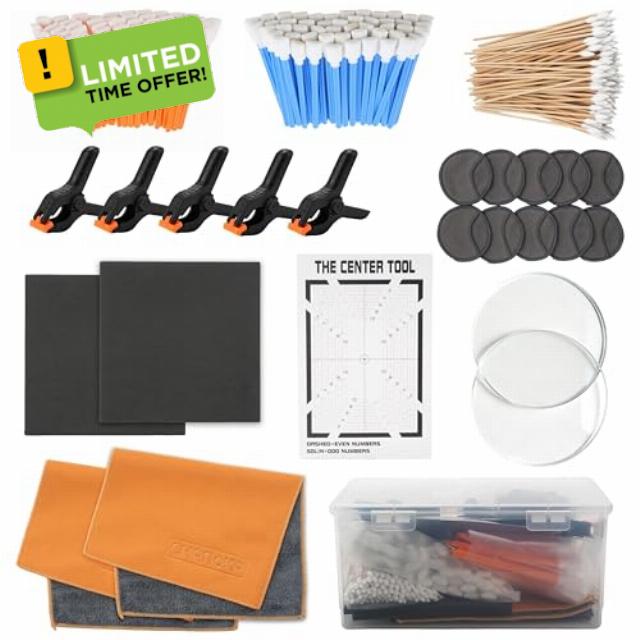 LUVCOSY 223 Pcs Trade Card Care Clean Kit