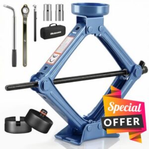Larbanke 2.5 Tonne Scissor Jack Kit for Tesla Model Y/3/S/X & Universal Cars