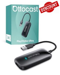 OTTOCAST Play2Video Ultra 2025 Upgrade Wireless CarPlay Android Auto Dongle
