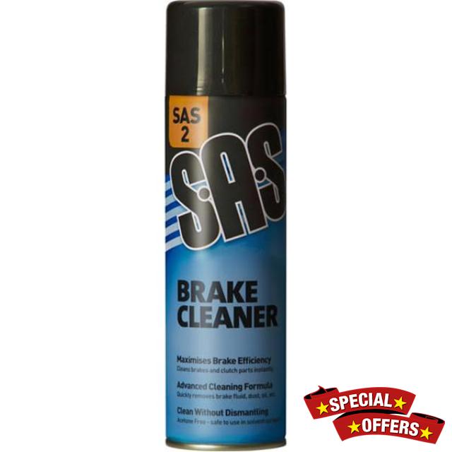 SAS Brake Cleaner 500ml SAS2 Pack of 6