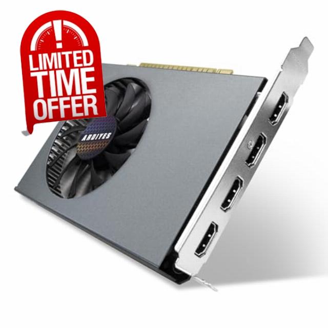 GT 730 4GB GDDR3 GPU 4X HDMI Graphics Card