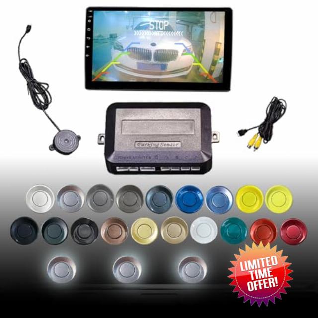 LCD Parking Sensor Kit - Displays Data on Original Screen