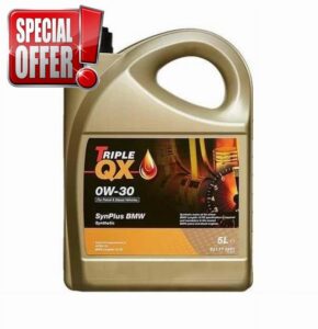 Triple QX SynPlus B M W Car Engine Oil 5L 0W30 C2 Fully Synthetic Triple QX TQX 5 LITRE For Petrol & Diesel Engines