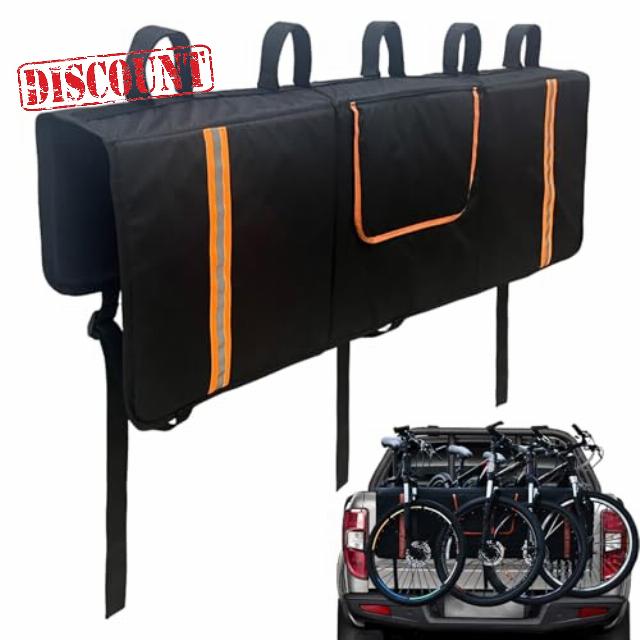 Truck Tailgate Bikes Pad - 135x83cm Stable Protective Bike Rack Accessory