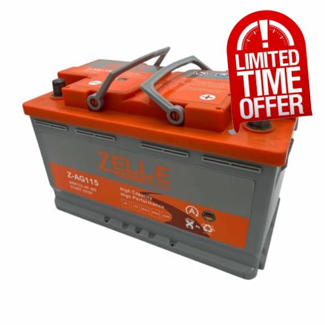 12V 80Ah AGM Stop Start Car Battery – High CCA 800A