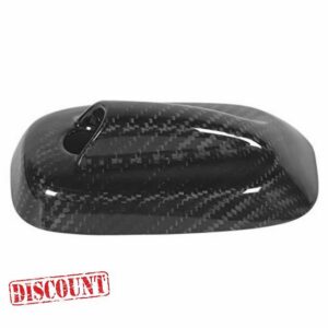Antenna Cover Roof Aerial Cap Real Glossy Carbon Fiber Exterior Trim Protective Decorative Accessory for F55 F56 2013 Onwards