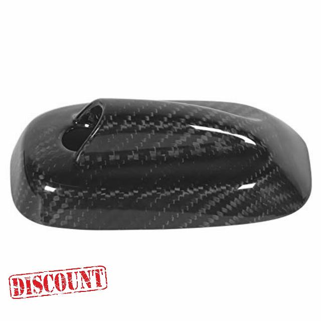 Antenna Cover Roof Aerial Cap Real Glossy Carbon Fiber Exterior Trim Protective Decorative Accessory for F55 F56 2013 Onwards