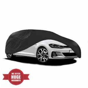 Xtremeauto™ Universal Breathable Indoor Garage Showroom Super Soft Dust Proof Car Cover (Black