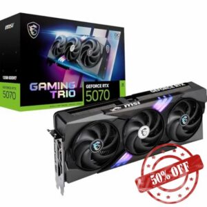MSI GeForce RTX 5070 12G GAMING TRIO OC Graphics Card - RTX 5070 GPU