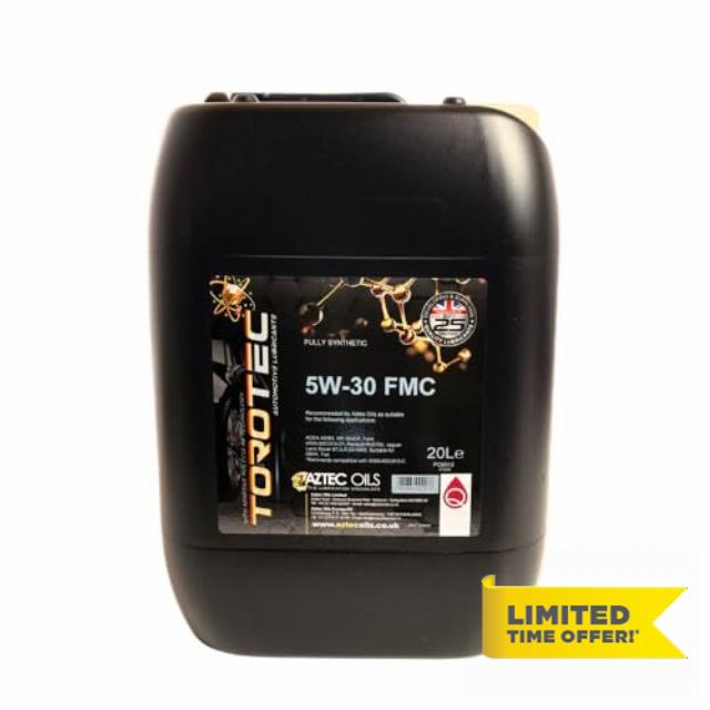 PCM012 5W-30 FMC Premium Fully Synthetic Automotive Engine Oil 20L Compatibility with Dacia Logan 2006-2025