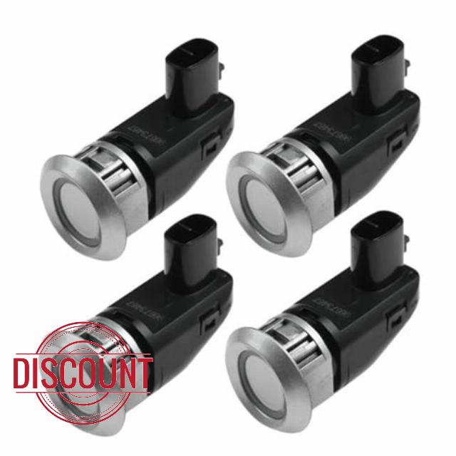 Parking assist sensor For Captiva 4 Pcs Parking Assistance Ultrasonic Sensor PDC 96673471 96673467 96673464 96673474(Silver)