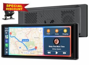 8.1" Wireless Portable Car Play Screen for Apple Carplay & Android Auto