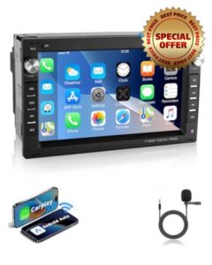 ESSGOO Wireless CarPlay and Android 2+64G Android 15 Car Radio for VW Polo MK3/4 9N Golf 4 Passat B5 T5 Seat Skoda