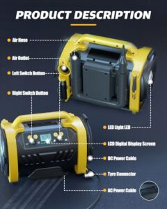 150PSI Car Tyre Pump Quick Inflation