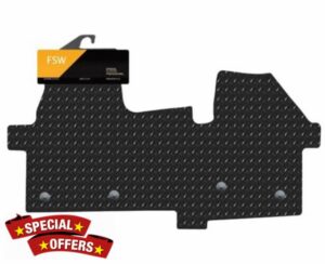 FSW - Compatible with Volkswagen Transporter T7 Automatic 2025-Onwards Tailored Rubber Van Floor Mats - 5mm EXTRA Heavy Duty Rubber
