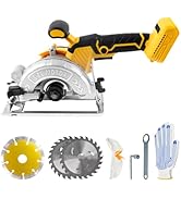 Cordless Circular Saw for Makita 18V 20V, 1000W 6200RPM Brushless Electric Circular Saws with 3pc...