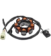 WOOSTAR 8 Coil 4 Wire Magneto Stator Replacement for FU125 Raider125 FU150 Raider150 S FK110 B R1...