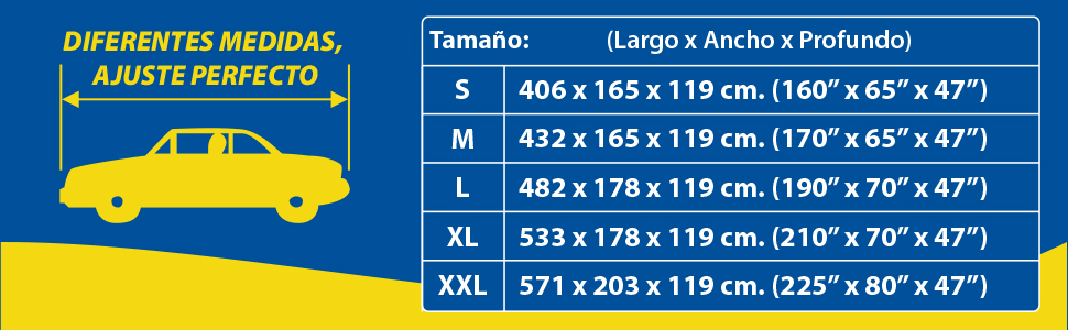 Goodyear car cover measures