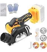 Cordless Angle Grinder for Dewalt 20V Battery, 12000RPM Cordless Cut Off Tool Electric Grinder Br...