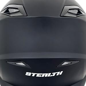 Close-up detail shots of black protective covers or safety components, showing textured mesh pattern and structural design elements.