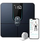 eufy Digital Bathroom Scales for Body Weight with Large TFT Screen, All-in-One Display for Offlin...
