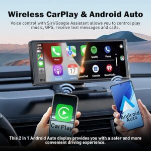 Portable IPS Touch Screen with 1080P Rear Camera